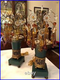 PAIR OF VINTAGE TORCHERE LAMPS EARLY 1930's