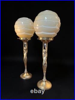 Pair Of 1930s Art Deco Diana Lamps