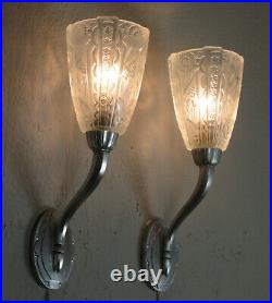 Pair Of Beautiful French Art Deco Sconces 1925
