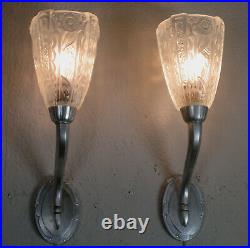 Pair Of Beautiful French Art Deco Sconces 1925