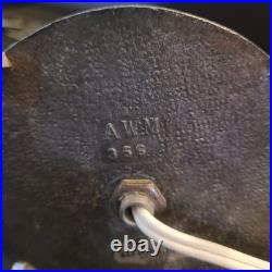 Pair of Vintage Art Deco Bullet Torpedo Skyscraper Boudoir Table Lamps Beige