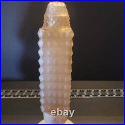 Pair of Vintage Art Deco Bullet Torpedo Skyscraper Boudoir Table Lamps Beige