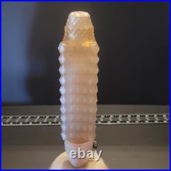 Pair of Vintage Art Deco Bullet Torpedo Skyscraper Boudoir Table Lamps Beige