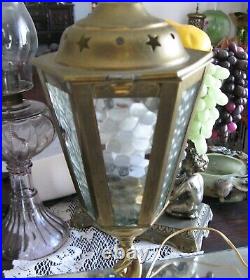 Quality Antique/vintage Solid Brass Street Light Style Table Lamp