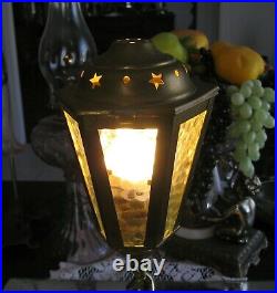 Quality Antique/vintage Solid Brass Street Light Style Table Lamp