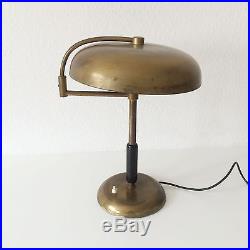 RARE & ORIG. Art Deco MAISON DESNY Desk Light TABLE LAMP Adnet BAUHAUS Era 1920s