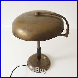 RARE & ORIG. Art Deco MAISON DESNY Desk Light TABLE LAMP Adnet BAUHAUS Era 1920s