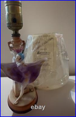 Rare 1920s Antique Carl Schneider Germany Porcelain Art Deco Figural Lady Lamp