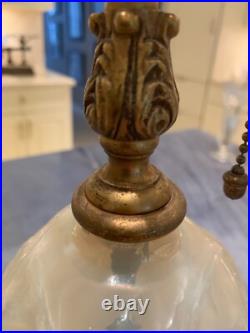 Rare 1921 Rene Lalique Ronce Design Art Deco Pair Of Electrified Lamps