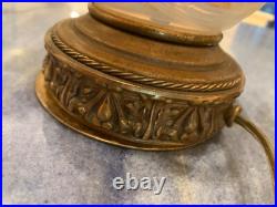 Rare 1921 Rene Lalique Ronce Design Art Deco Pair Of Electrified Lamps