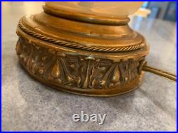 Rare 1921 Rene Lalique Ronce Design Art Deco Pair Of Electrified Lamps