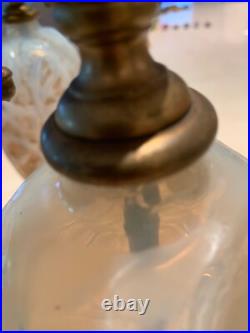 Rare 1921 Rene Lalique Ronce Design Art Deco Pair Of Electrified Lamps