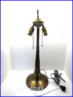 Rare Antique Table Lamp NO MARKS Like BK Design Deco / Art Nouveau Design
