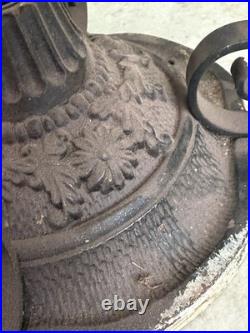 Rare Antique Vintage Art Deco Spanish Revival Wrought Cast Ceiling Light Fixture