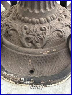 Rare Antique Vintage Art Deco Spanish Revival Wrought Cast Ceiling Light Fixture