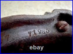 Rare Antique Vintage Art Deco Spanish Revival Wrought Cast Ceiling Light Fixture