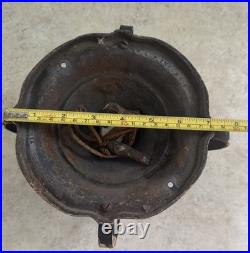 Rare Antique Vintage Art Deco Spanish Revival Wrought Cast Ceiling Light Fixture