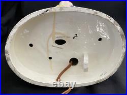 Rare Art Deco Goldscheider Two Pierrot Boys Lamp Figurine Lavergne Austria