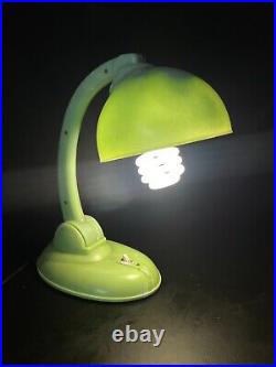 Rare Art Deco Green Bakelite'Duperite' Desk Lamp