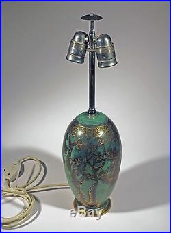 Rare Art Deco WMF Ikora Metall Messing Design Tischlampe table lamp 20iger
