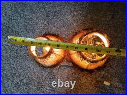 Rare Elephant Lamp Stunning Unique Vintage Gold Tone Works Great