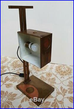 Rare Original Bauhaus Adjustable Lamp by Oskar Schlemmer c. 1928 Art Deco