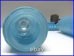Rare Pair Vtg. Art Deco Skyscraper/Torpedo Table Lamps Glass-Parts or Repair