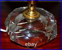 Rare Vintage St Clair Floral Art Glass Paperweight Lamp Deco Hand Blown 24 tall