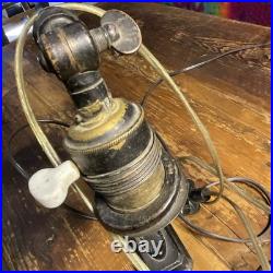 Rembrandt Early 1900s Industrial Art Nuveaux Deco Lamp Lot of 3 Masculine Lamps