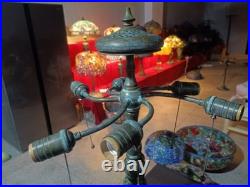 Replica of Tiffany Art Nouveau antique Desk lamp Base, Bronze US Duty Free