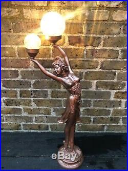 Reproduction Art Deco Lady Lamp