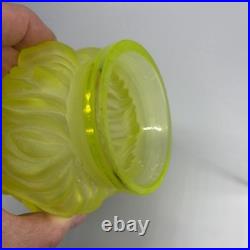 Restored 1920s Art Deco Joan of Arc Table Lamp 17 w Satin Vaseline Flame Shade