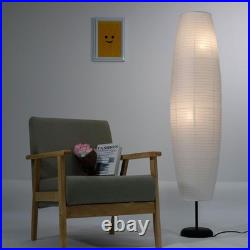 Rice Paper Floor Lamp with Foot Switches, White Paper Floor Lantern, Art Deco A