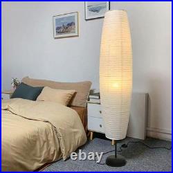 Rice Paper Floor Lamp with Foot Switches, White Paper Floor Lantern, Art Deco A