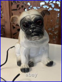 Rosenthal Bulldog Aroma Lamp Perfume Night Light 1920s Antique Porcelain Dog