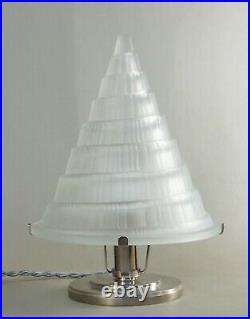 SABINO FRENCH ART DECO LAMP 1930. Lampe muller era 1935