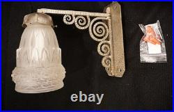 SCHNEIDER 1930 FRENCH ART DECO WALL SCONCE. Lights lamp 1925 muller