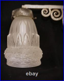 SCHNEIDER 1930 FRENCH ART DECO WALL SCONCE. Lights lamp 1925 muller