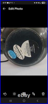 Sarsaparilla Art Nouveau Boudoir Lamp Pink Frosted Glass Shade 1984 Hand Blown