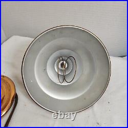 Saturn Copper Art Deco Desk/ Table Lamp Silverware Products 12 Antique 1930's