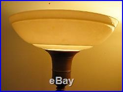 Set Of 2 Vtg Funeral Home Floor Lamp Torchiere Casket Vewing Art Deco Style