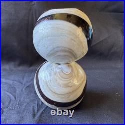 Slag Glass Lamp Spacers Houze Akro Agate Antique Vintage Art Deco Lamp Parts B