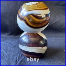 Slag Glass Lamp Spacers Houze Akro Agate Antique Vintage Art Deco Lamp Parts B