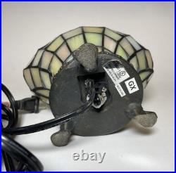 Stained Glass Shell Lamp Art Deco Tiffany Style Table Lamp 7.5