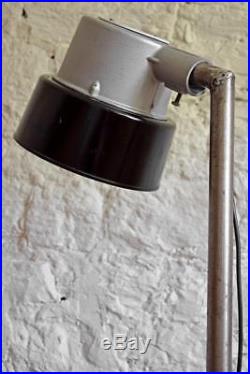 Stehlampe Antik IndustrieDesign Alt Fabrik Metall Vintage Bauhaus Art Deco Lampe