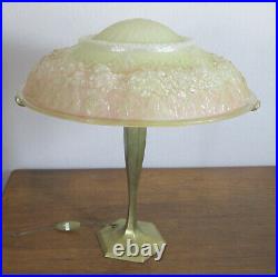 Stunning French Art Deco Table Lamp 1925/ Muller Freres And Hettier & Vincent