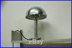 TRUE VINTAGE BAUHAUS TISCHLAMPE Lampe Art Deco 30s Aluminium poliert 40s Leuchte