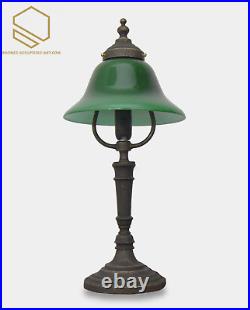 Table Lamp in Art Deco Style Emerald