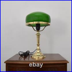 Table Lamp in Art Deco Style Green