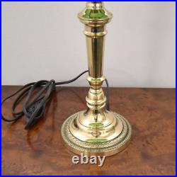 Table Lamp in Art Deco Style Green